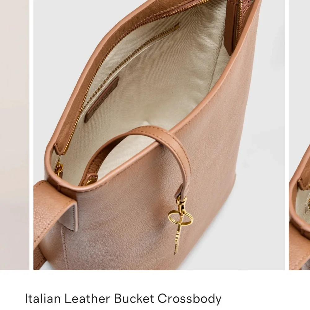 Quince brown leather bag - Picture 3 of 4